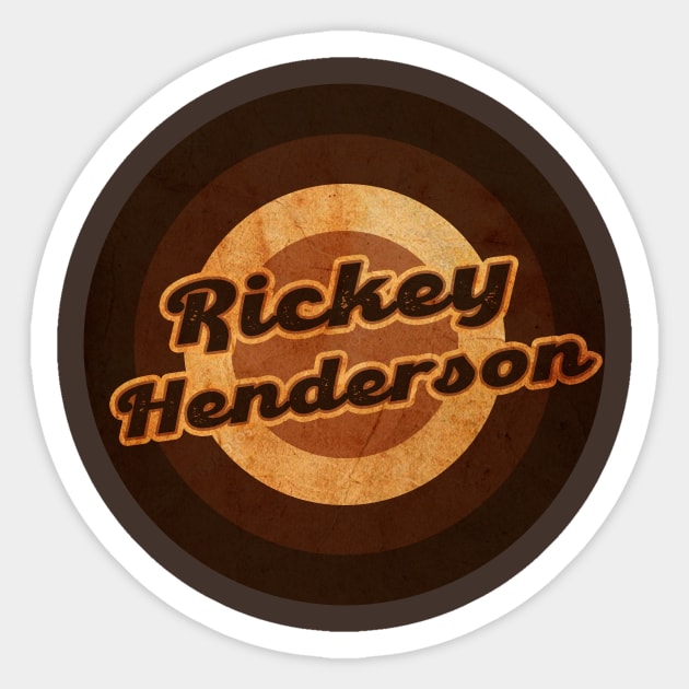 rickey henderson Sticker by no_morePsycho2223